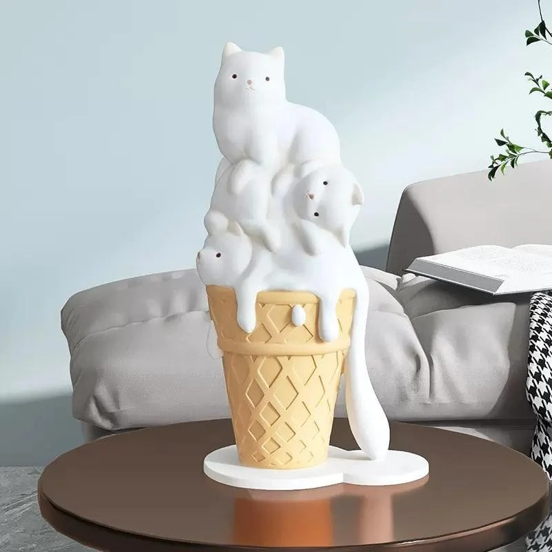 IceCreamCatDecor-Homeko5 Ice Cream Cat Decor - Homeko