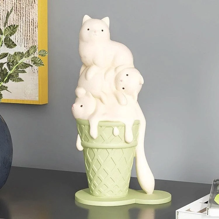 IceCreamCatDecor-Homeko6 Ice Cream Cat Decor - Homeko