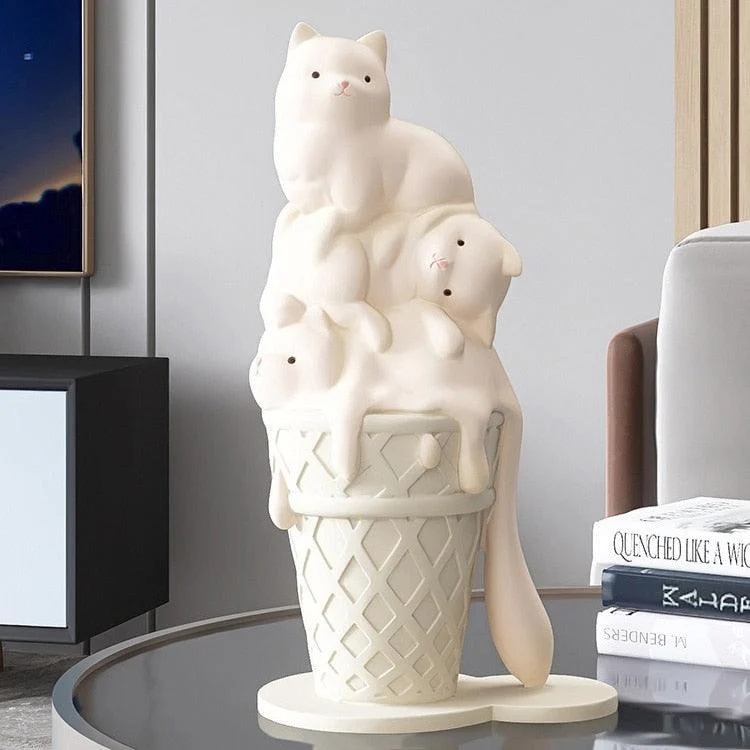 IceCreamCatDecor-Homeko7 Ice Cream Cat Decor - Homeko