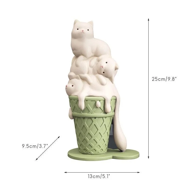 IceCreamCatDecor-Homeko9 Ice Cream Cat Decor - Homeko