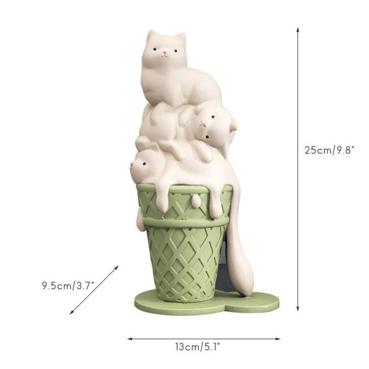 Ice_Cream_Melting_Cat_Sculpture_-_-4299943 Ice Cream Melting Cat Sculpture -