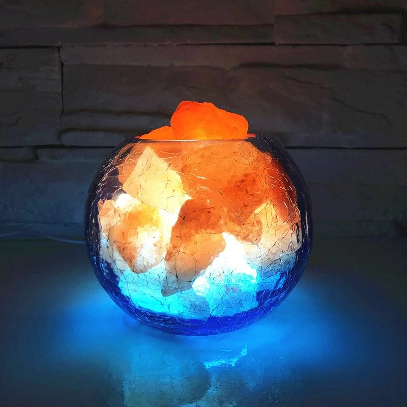 Ice and Fire Himalayan Salt Lamp - Homeko