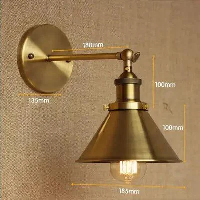 IndustrialGoldModernWallLamp-Homeko3 Industrial Gold Modern Wall Lamp - Homeko