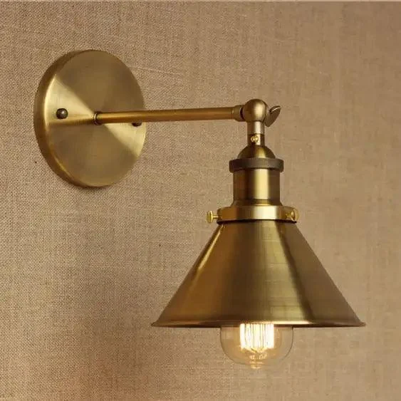 IndustrialGoldModernWallLamp-Homeko4 Industrial Gold Modern Wall Lamp - Homeko