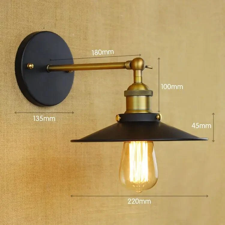 IndustrialVintageWallLight-Homeko1 Industrial Vintage Wall Light - Homeko