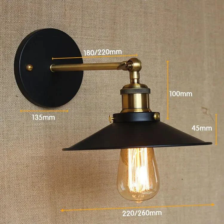 IndustrialVintageWallLight-Homeko7 Industrial Vintage Wall Light - Homeko