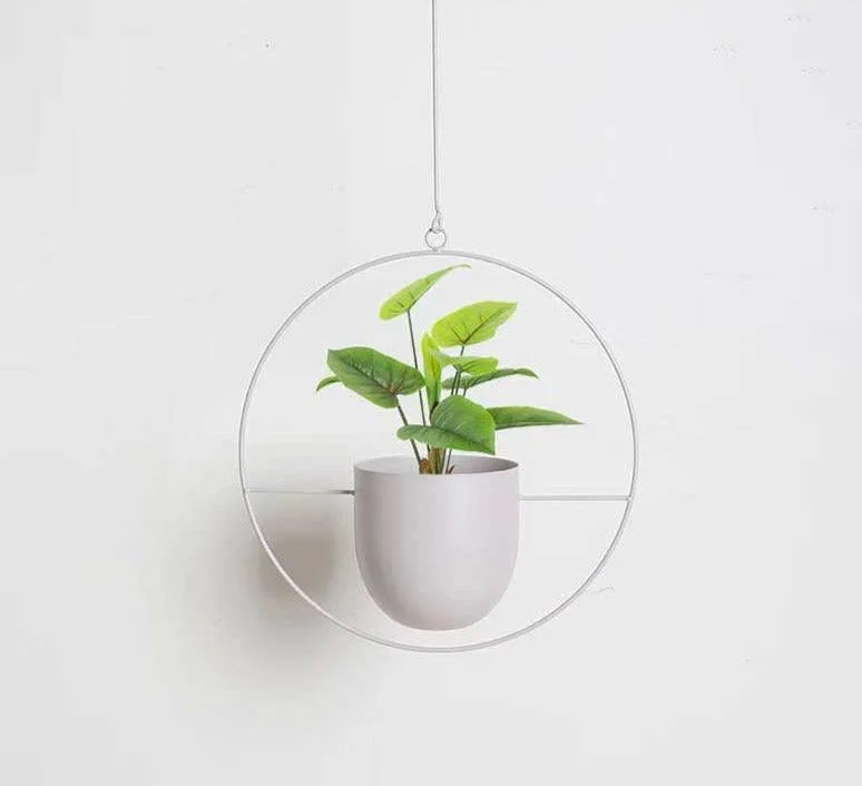Industrial_Black_Metal_Wall_Vase_-_-4300965 Industrial Black Metal Wall Vase -