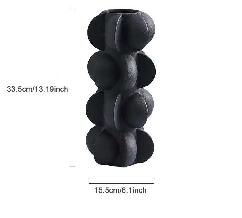 Industrial_Black_and_White_Ceramic_Bulb_Vase_-_-4300934 Industrial Black and White Ceramic Bulb Vase -
