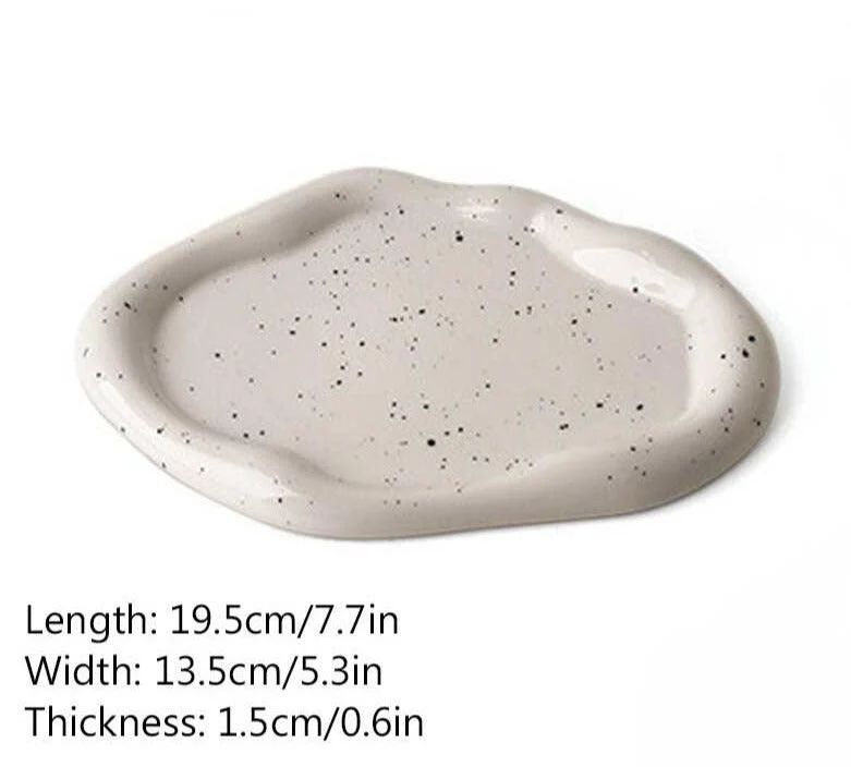Industrial_Ceramic_Cookies_Silver_Mirrored_Tray_Plate_-_-4301004 Industrial Ceramic Cookies & Silver Mirrored Tray Plate -