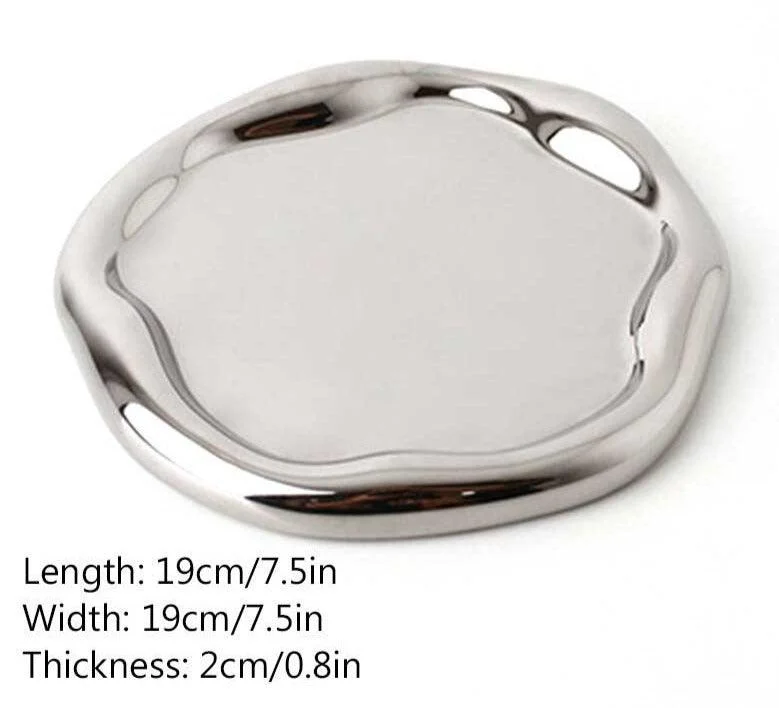 Industrial_Ceramic_Cookies_Silver_Mirrored_Tray_Plate_-_-4301037 Industrial Ceramic Cookies & Silver Mirrored Tray Plate -