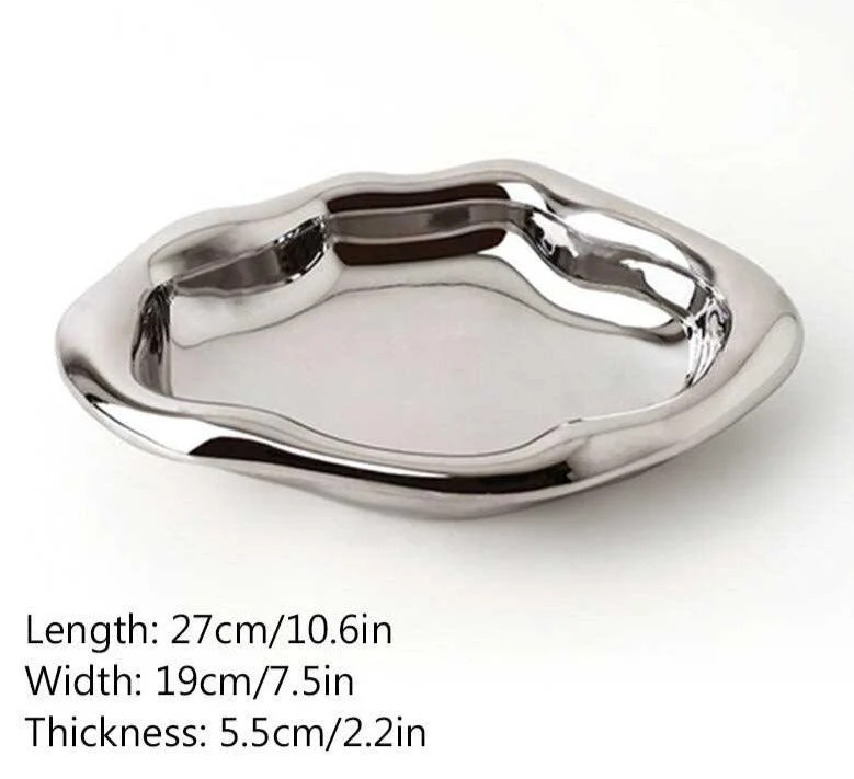Industrial_Ceramic_Cookies_Silver_Mirrored_Tray_Plate_-_-4301050 Industrial Ceramic Cookies & Silver Mirrored Tray Plate -