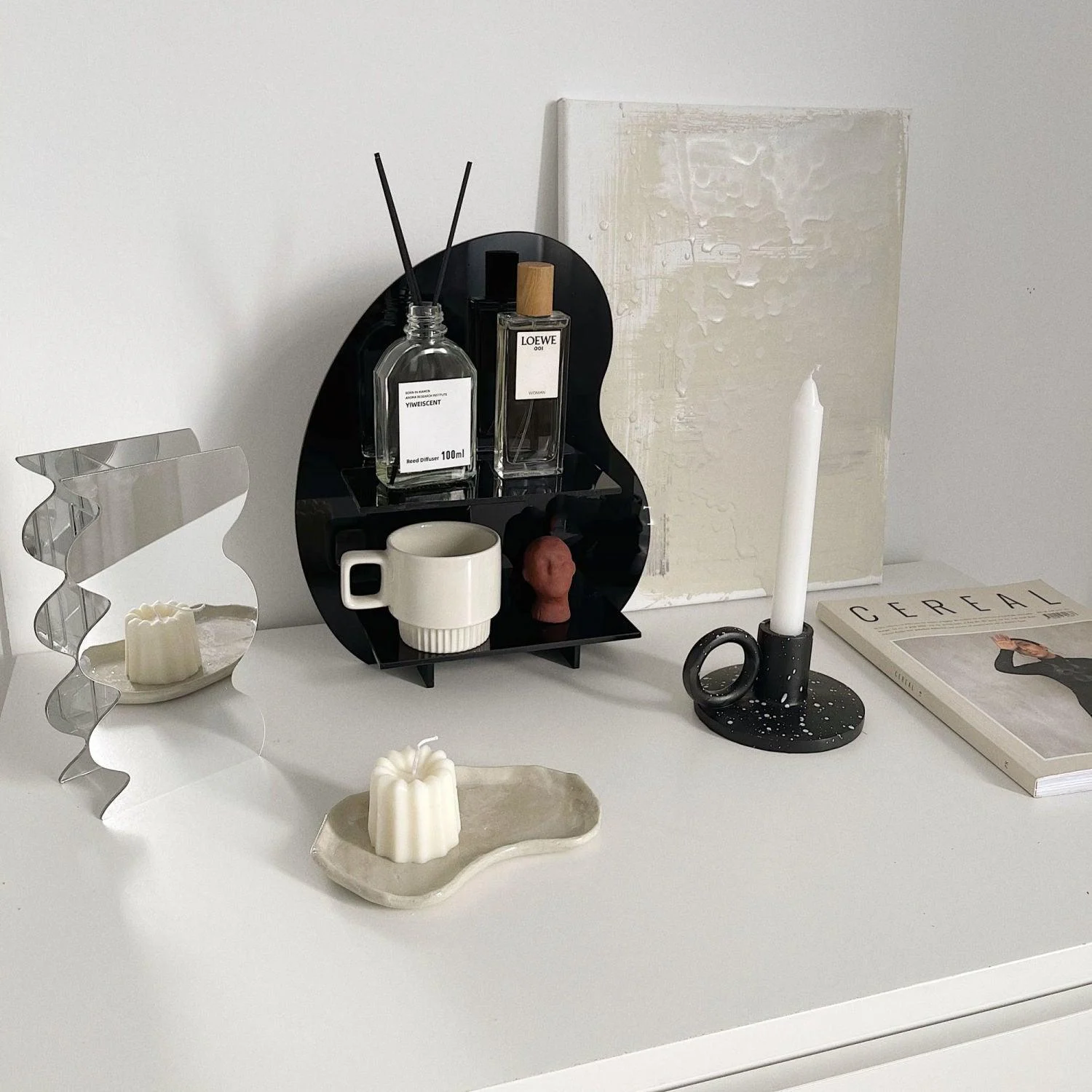 Ins Acrylic Desktop Rack -