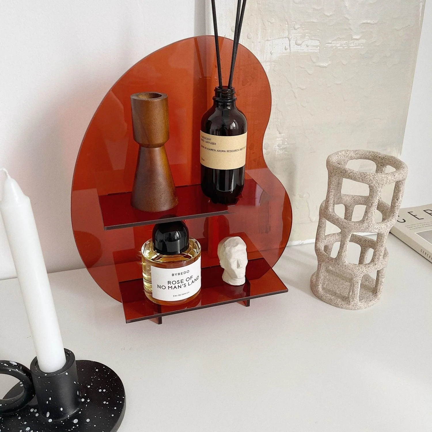 Ins Acrylic Desktop Rack -