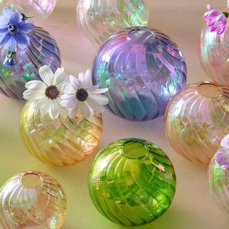 Iridescent_Glass_Ball_Vases_Flower_Pot_-_-4301961 Iridescent Glass Ball Vases Flower Pot -