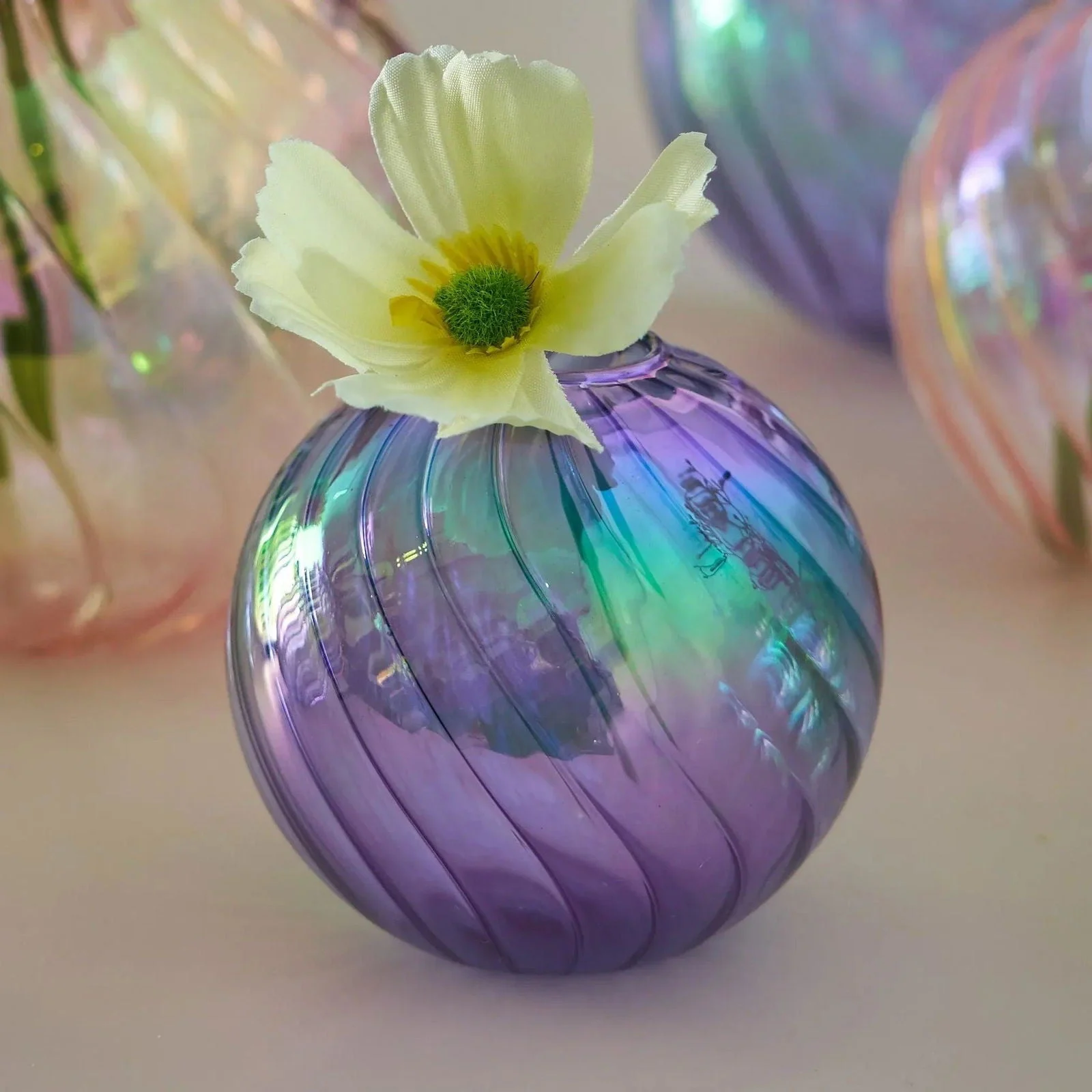 Iridescent_Glass_Ball_Vases_Flower_Pot_-_-4301977 Iridescent Glass Ball Vases Flower Pot -