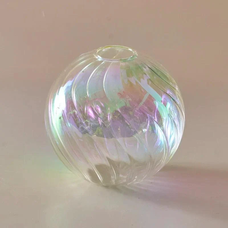 Iridescent_Glass_Ball_Vases_Flower_Pot_-_-4301990 Iridescent Glass Ball Vases Flower Pot -