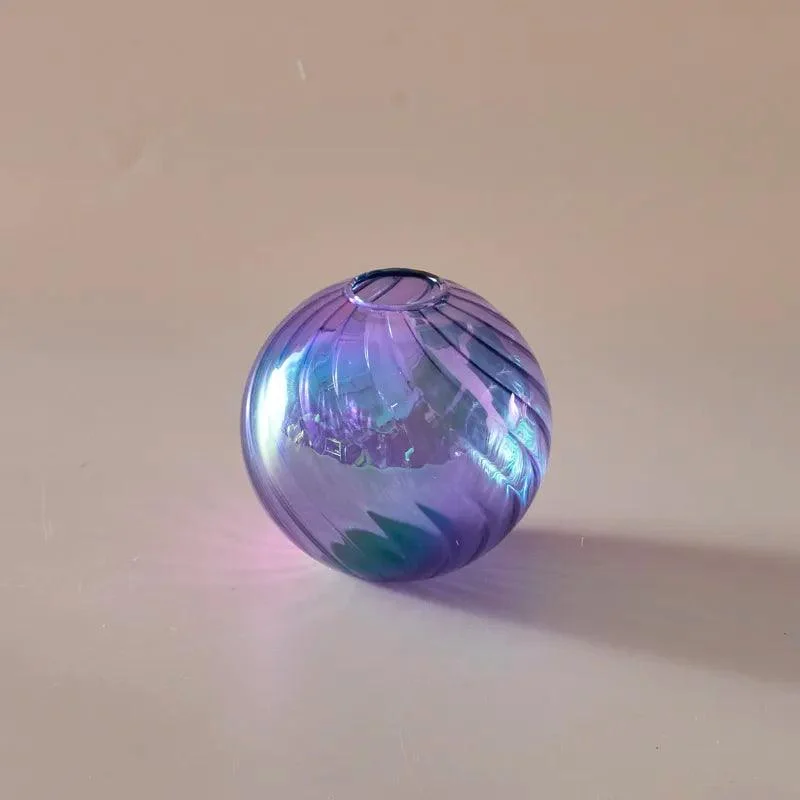 Iridescent_Glass_Ball_Vases_Flower_Pot_-_-4302035 Iridescent Glass Ball Vases Flower Pot -