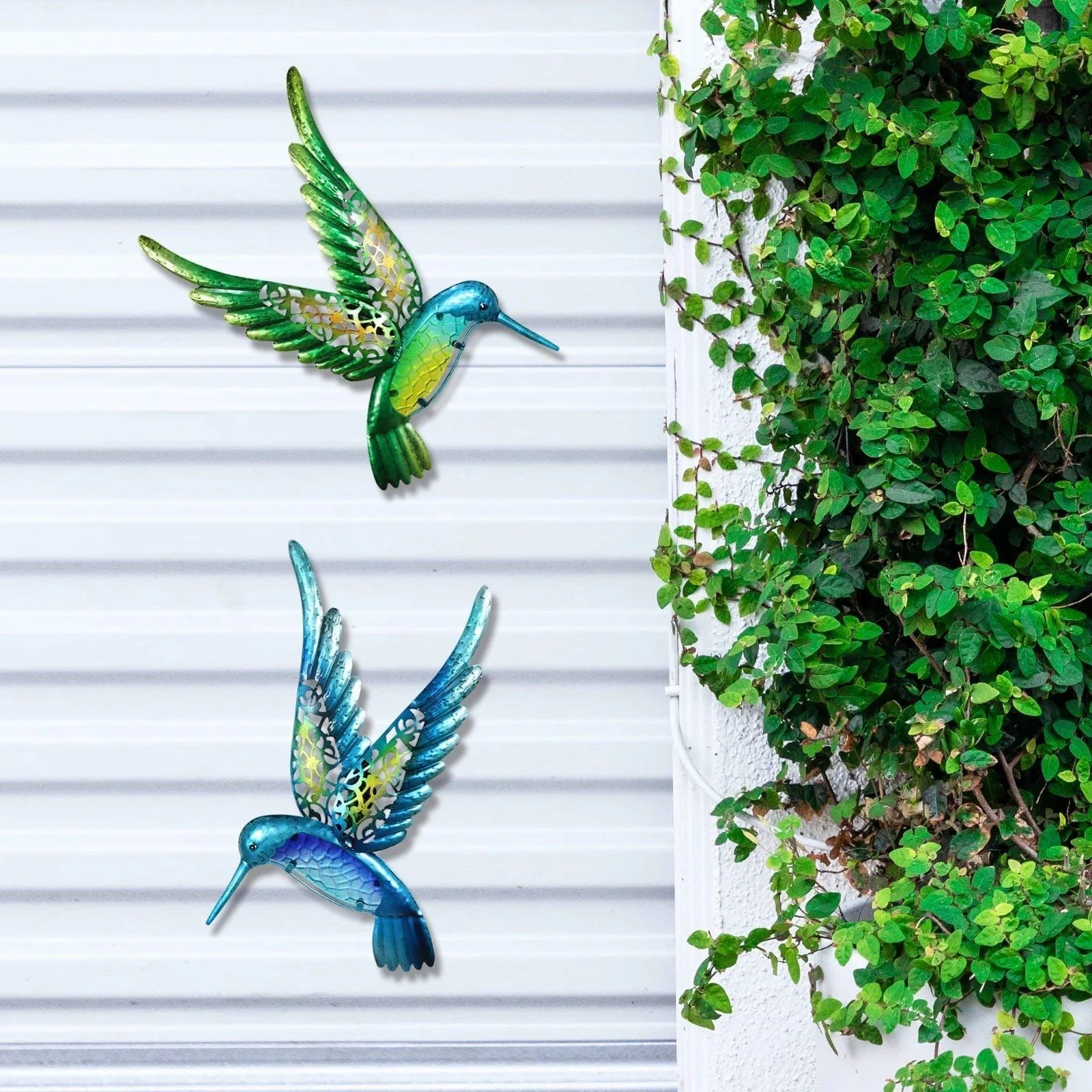 Iron Hummingbird Wall Decor - Homeko