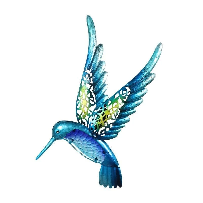 Iron Hummingbird Wall Decor - Homeko