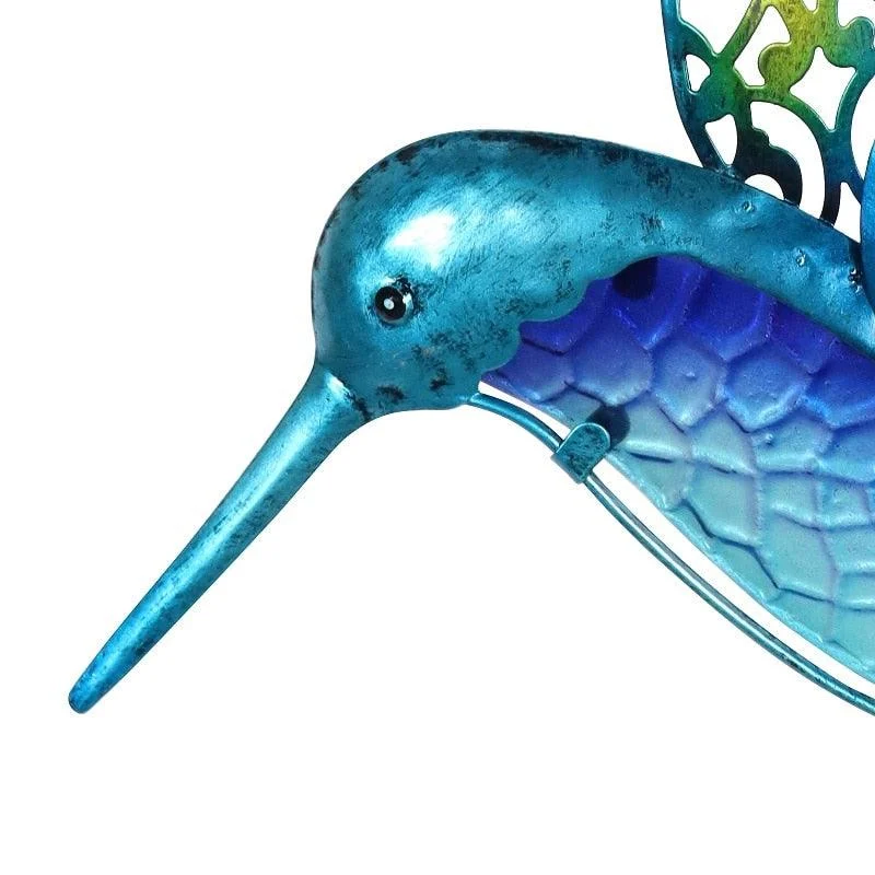 Iron Hummingbird Wall Decor - Homeko