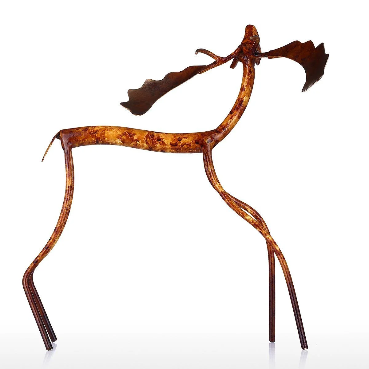 IronMooseSculpture-Homeko3 Iron Moose Sculpture - Homeko