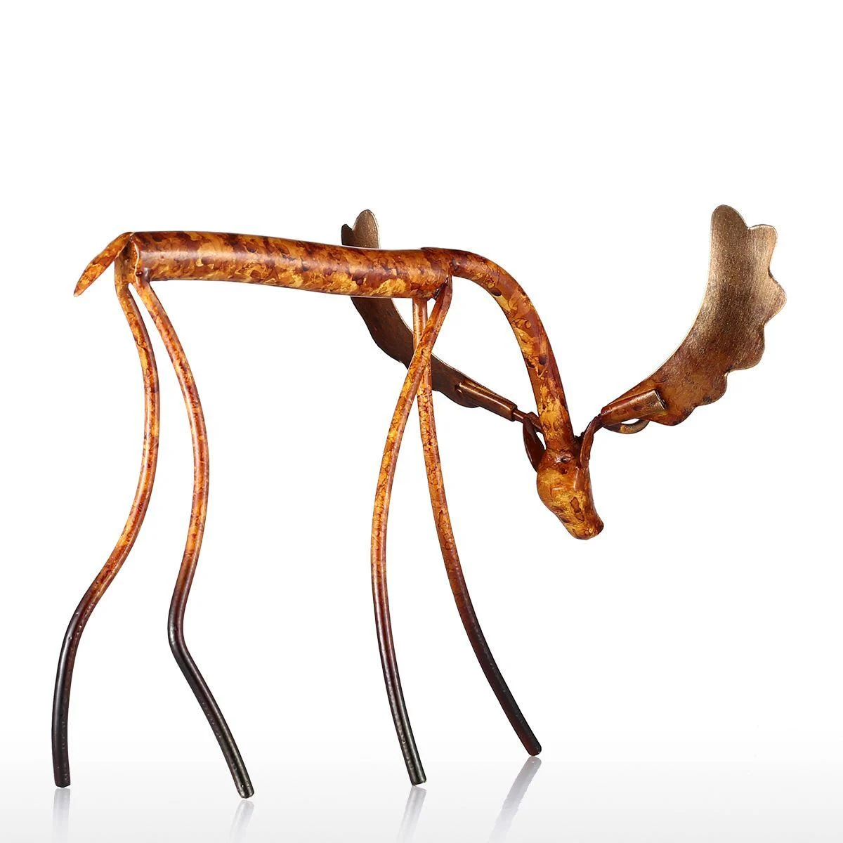 IronMooseSculpture-Homeko4 Iron Moose Sculpture - Homeko