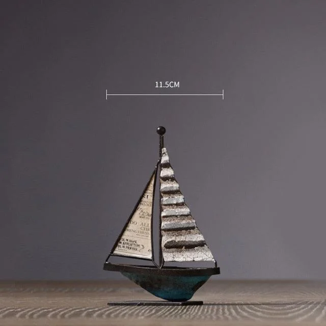 IronRetroSailboat-Homeko1 Iron Retro Sailboat - Homeko