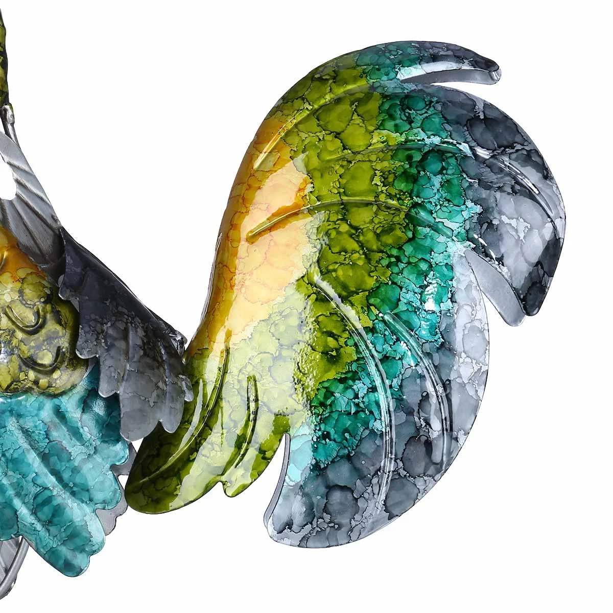 IronRoosterSculpture-Homeko13 Iron Rooster Sculpture - Homeko
