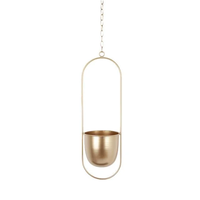 Iron Hanging Planters -