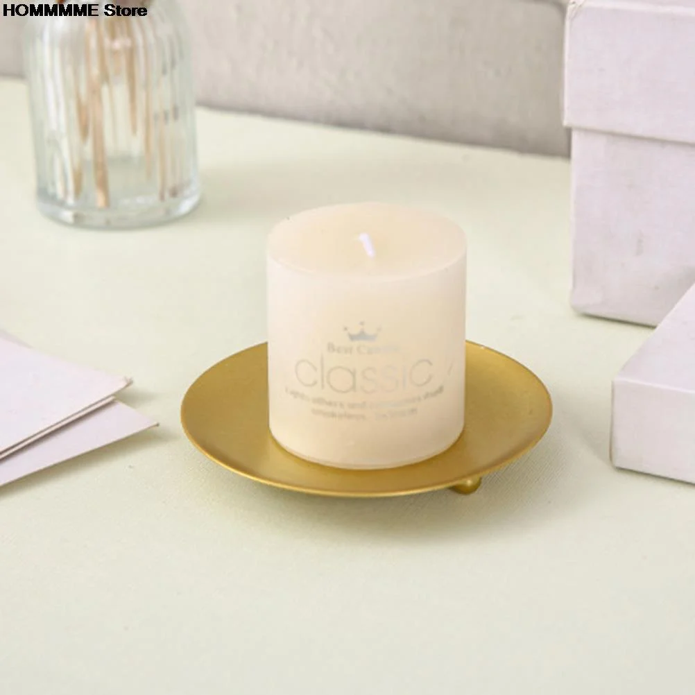 Iron_Plate_Candle_Holder_-_-4302829 Iron Plate Candle Holder -