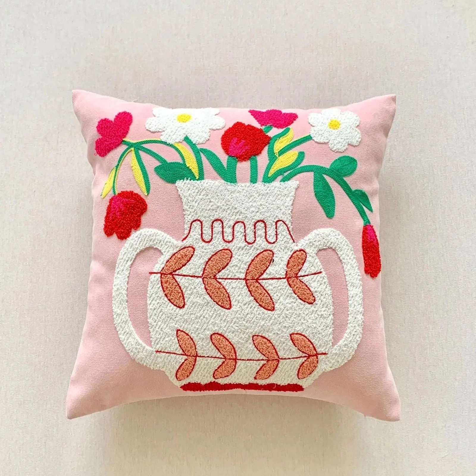 Jacquard_Floral_Design_Cushion_Cover_-_-_tag1_-4280499 Jacquard Floral Design Cushion Cover - - #tag1#
