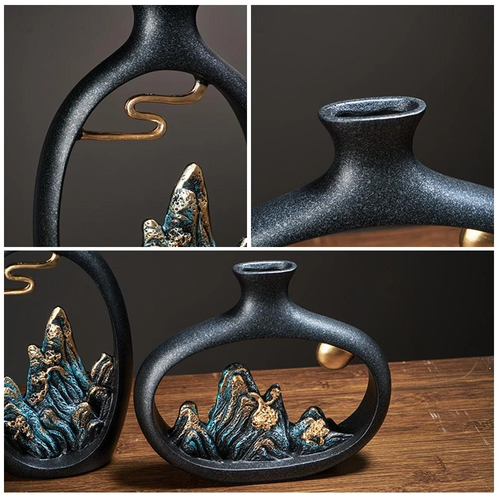 Japanese Decor Art Vase - Homeko