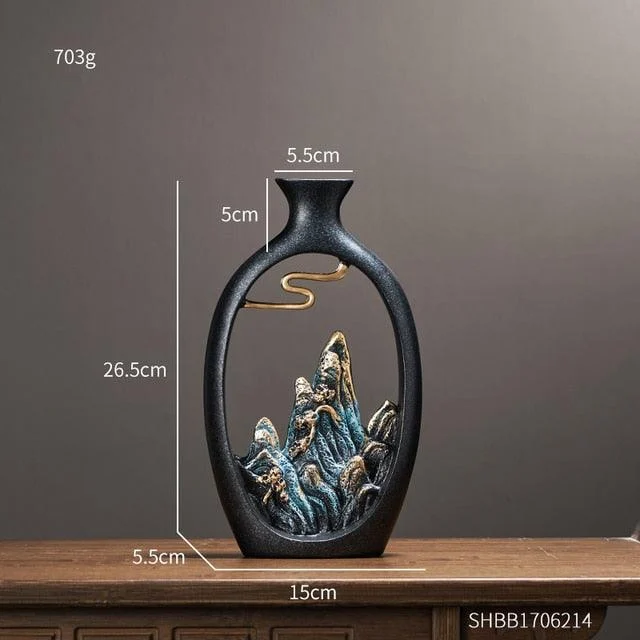 Japanese Decor Art Vase - Homeko