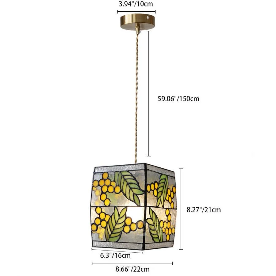 JapaneseVintageSquareCopperStainedGlass1-LightPendantLight_1 Japanesevintagesquarecopperstainedglass1 Lightpendantlight 1