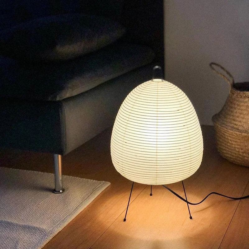 Japanese Rice Paper Table Lamp -
