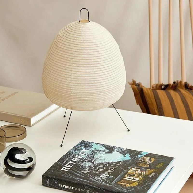 Japanese Rice Paper Table Lamp -