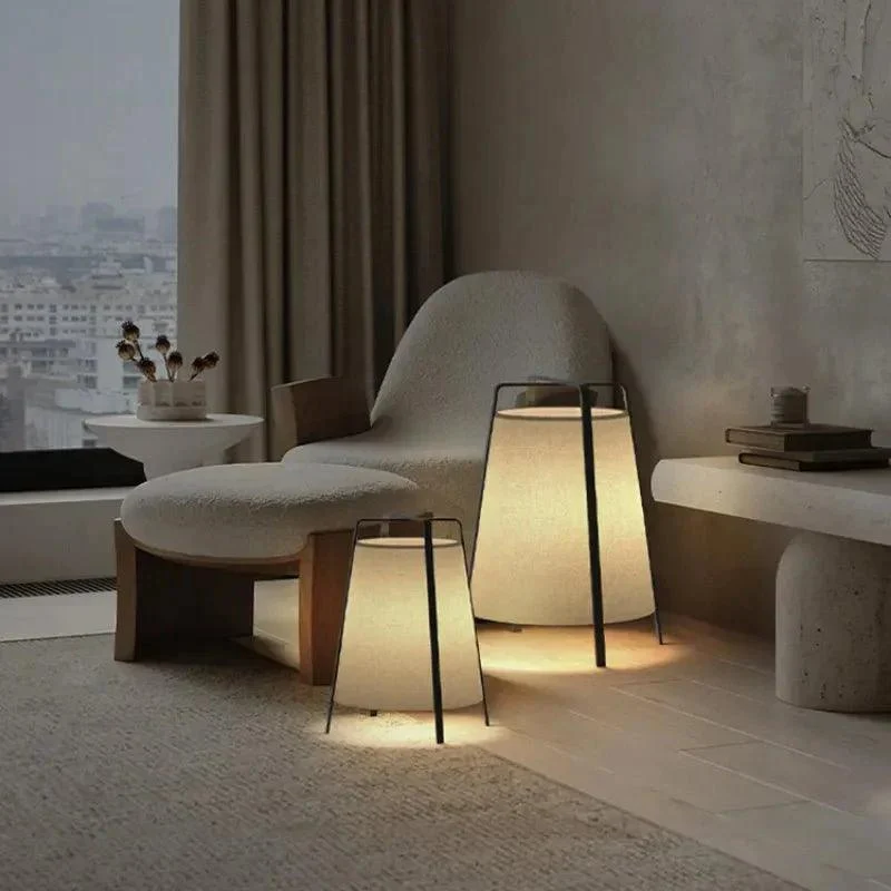 Japanese Style Fabric Floor Lamp -  - #tag1#