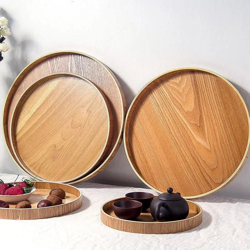 Japanese_Style_Natural_Wood_Round_Serving_Tray_-_-_tag1_-4282377 Japanese Style Natural Wood Round Serving Tray - - #tag1#