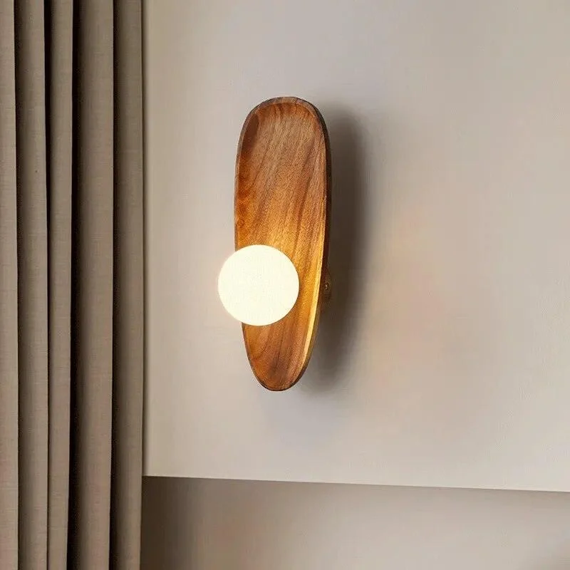 Japanese_Style_Solid_Wooden_Plate_Wall_Fixture_Lamp_-_-4306615 Japanese Style Solid Wooden Plate Wall Fixture Lamp -