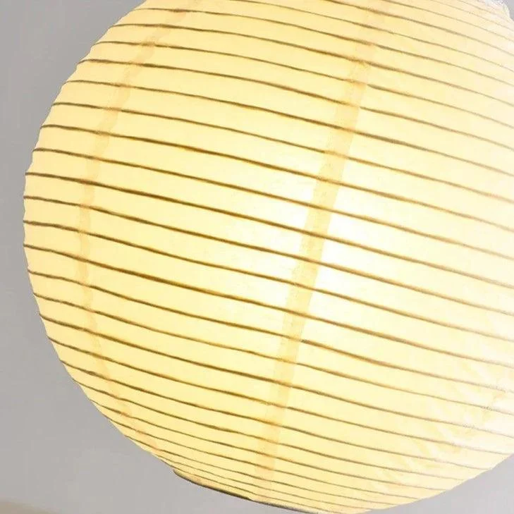 Japanese Wabi-Sabi Style Rice Paper Pendent Ceiling Lamp -