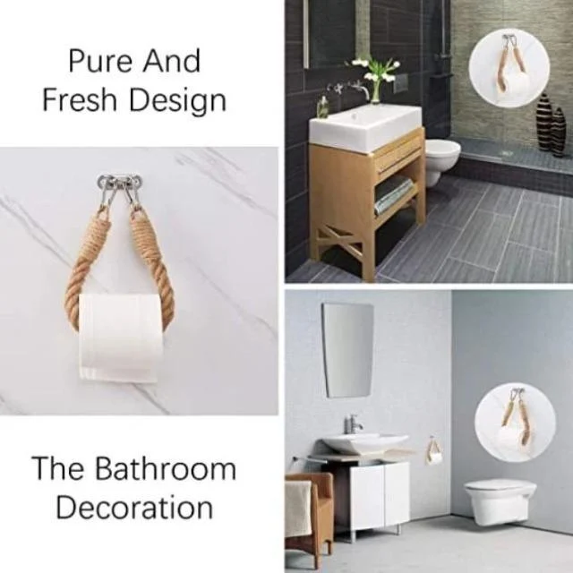 Jeana-VintageRopeToiletTissueHolder-Homeko3 Jeana - Vintage Rope Toilet Tissue Holder - Homeko