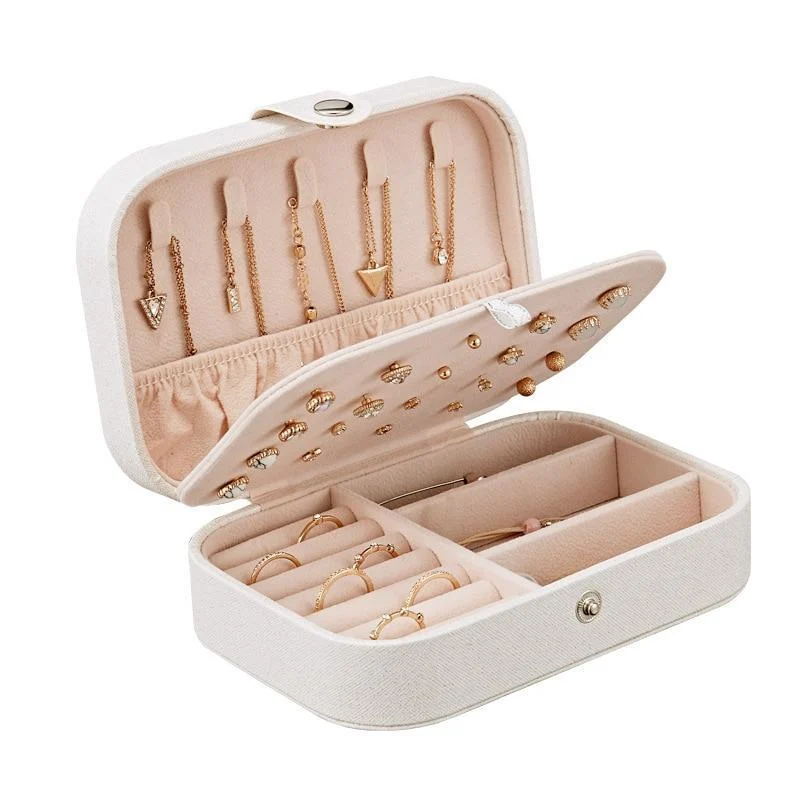 Jewelry Box Travel Comestic Jewelry Casket Organizer Makeup Lipstick Storage Box Beauty Container Necklace Birthday Gift 3b44080b Be4b 47fe 8f01 5fdd8f0a3fcc