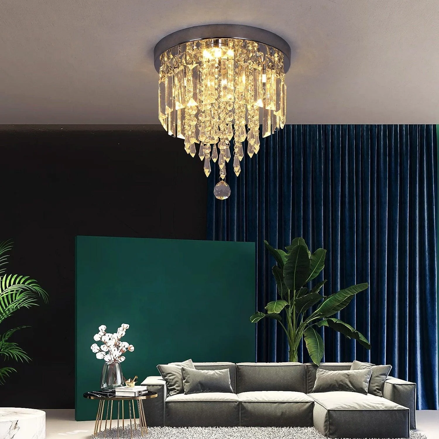 K9_Crystal_LED_Chandelier_Ceiling_Lamp_-_-_tag1_-4283670 K9 Crystal LED Chandelier Ceiling Lamp - - #tag1#