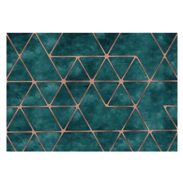 Kamalei-ModernLivingRoomTurquoiseCarpet-Homeko5 Kamalei - Modern Living Room Turquoise Carpet - Homeko
