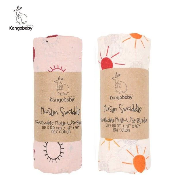 Kangobaby_100_Cotton_Muslin_Swaddle_2pk_-_-4310853 Kangobaby 100% Cotton Muslin Swaddle (2pk) -