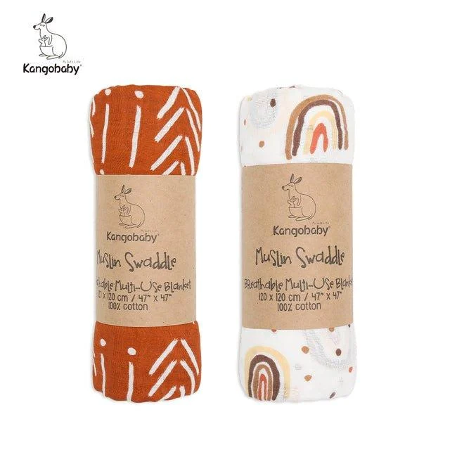 Kangobaby_100_Cotton_Muslin_Swaddle_2pk_-_-4310887 Kangobaby 100% Cotton Muslin Swaddle (2pk) -