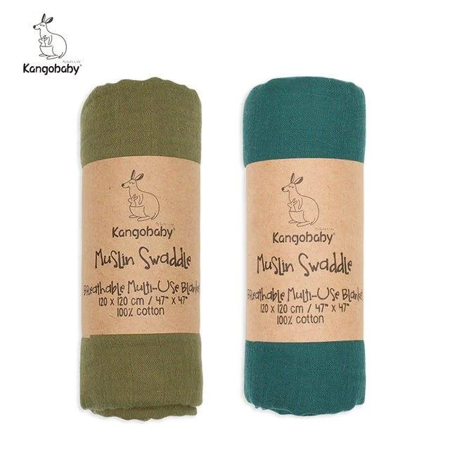 Kangobaby_100_Cotton_Muslin_Swaddle_2pk_-_-4310904 Kangobaby 100% Cotton Muslin Swaddle (2pk) -