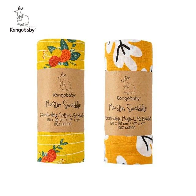 Kangobaby_100_Cotton_Muslin_Swaddle_2pk_-_-4310957 Kangobaby 100% Cotton Muslin Swaddle (2pk) -