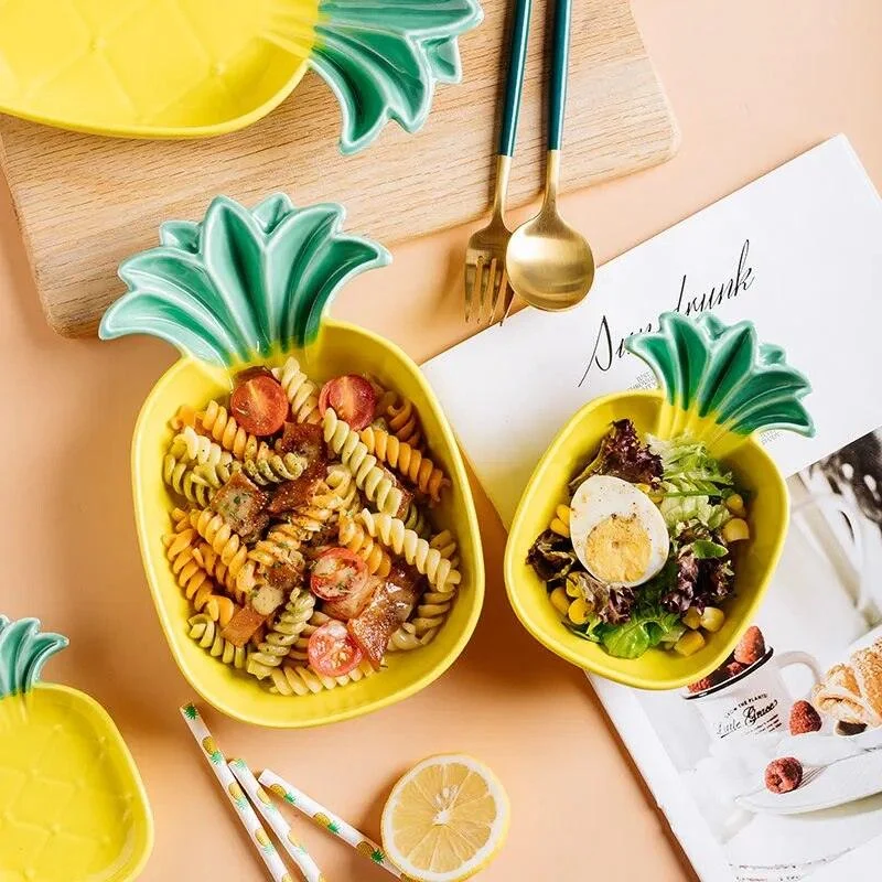 Kawaii_Ceramic_Pineapple_Plates_-_-4311285 Kawaii Ceramic Pineapple Plates -