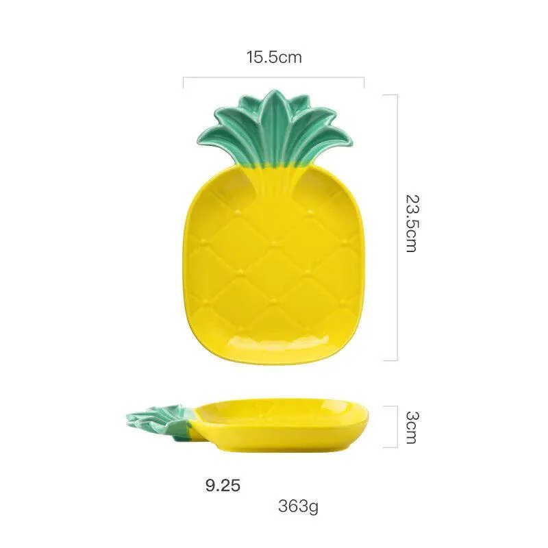 Kawaii_Ceramic_Pineapple_Plates_-_-4311330 Kawaii Ceramic Pineapple Plates -